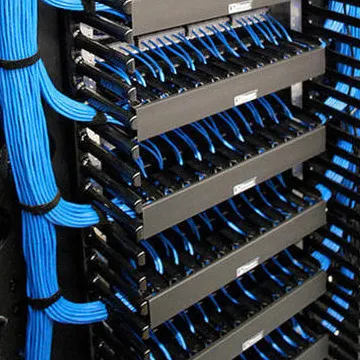 Network rack cabling management